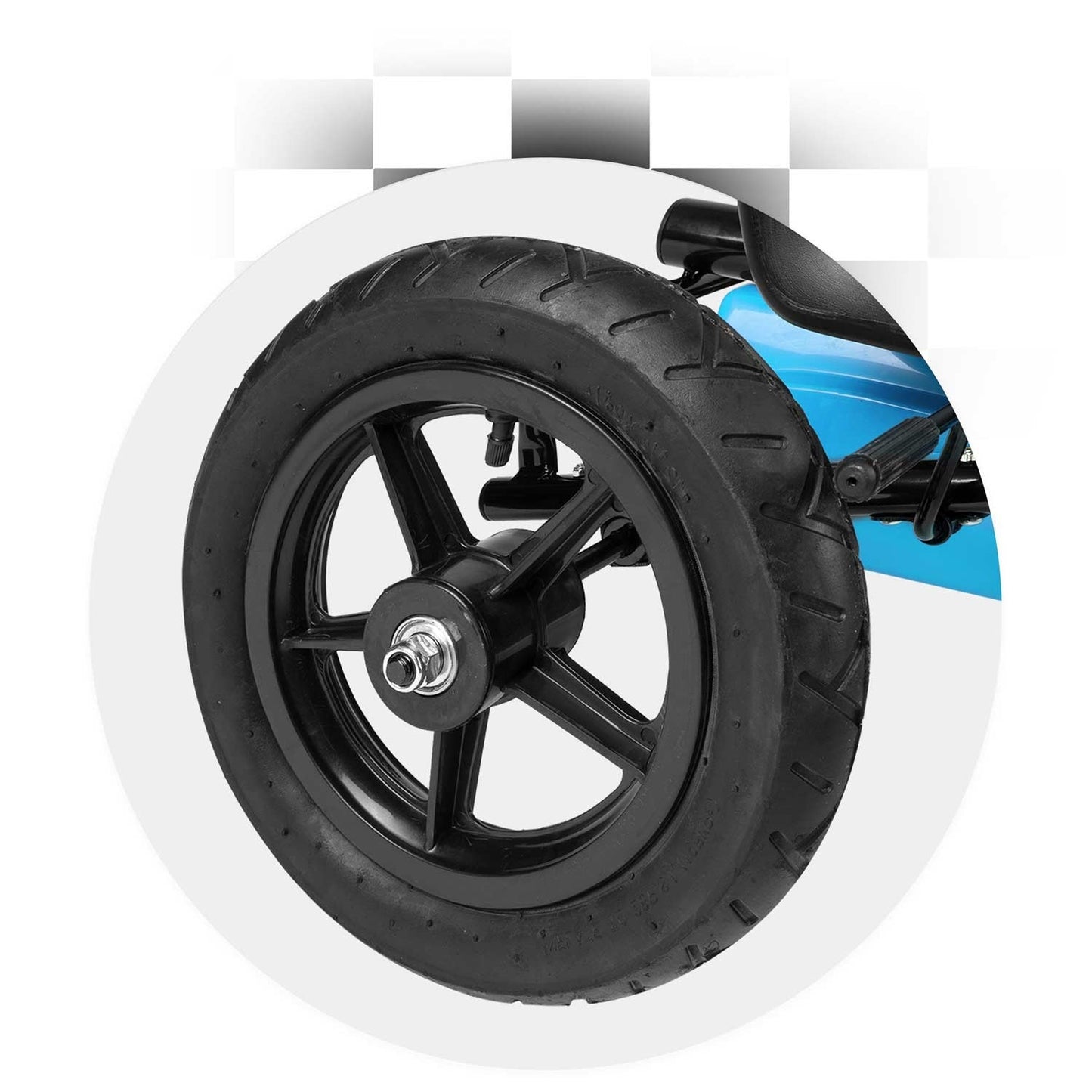 Pedal go-kart for children RK-592 blue