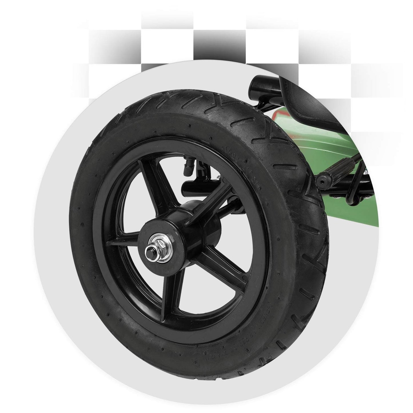 Pedal go-kart for children RK-592 green
