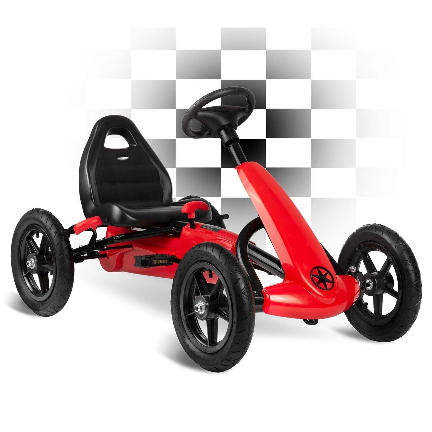 Pedal go-kart for children RK-592 red