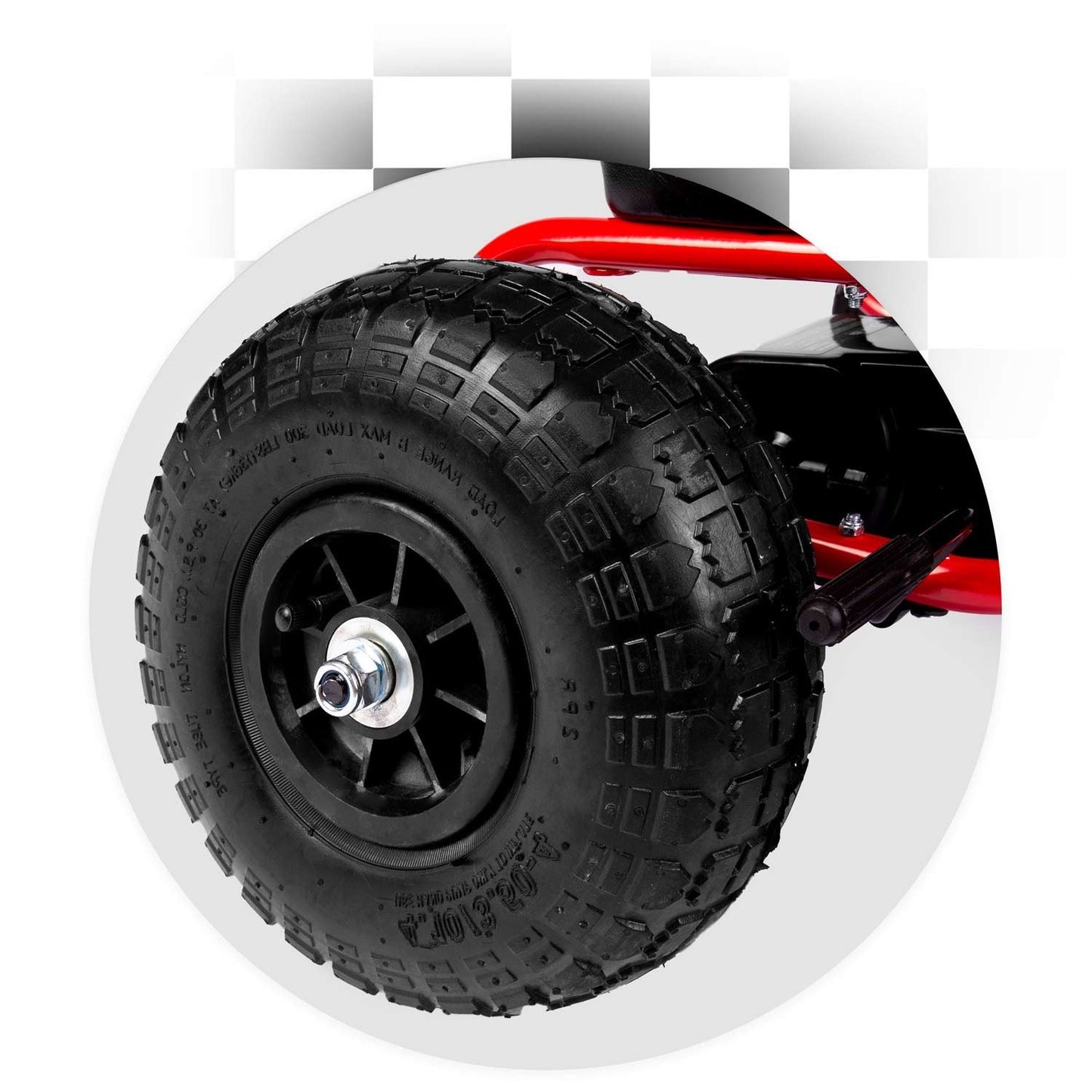 Pedal go-kart for children RK-593 red