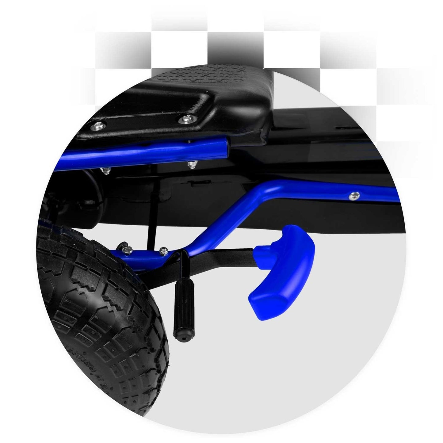Pedal go-kart for children RK-594 blue