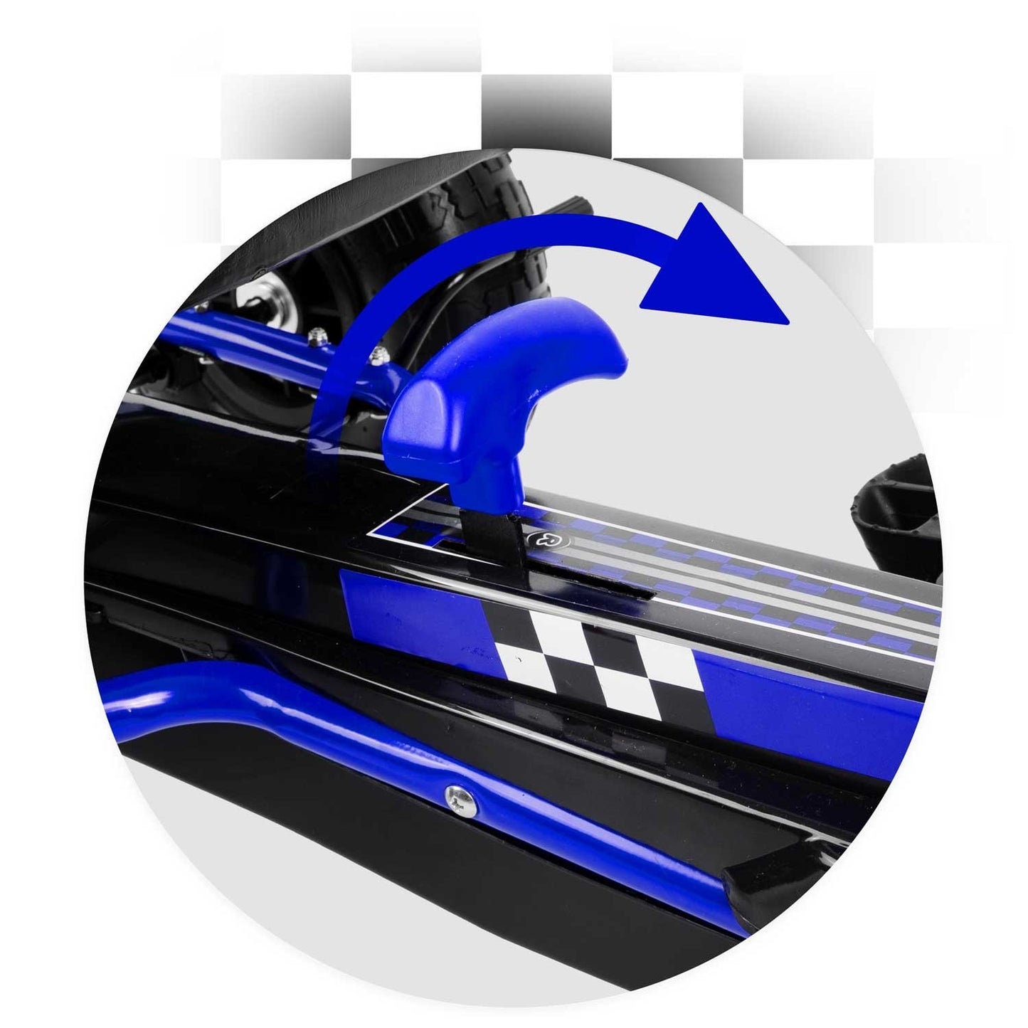 Pedal go-kart for children RK-594 blue