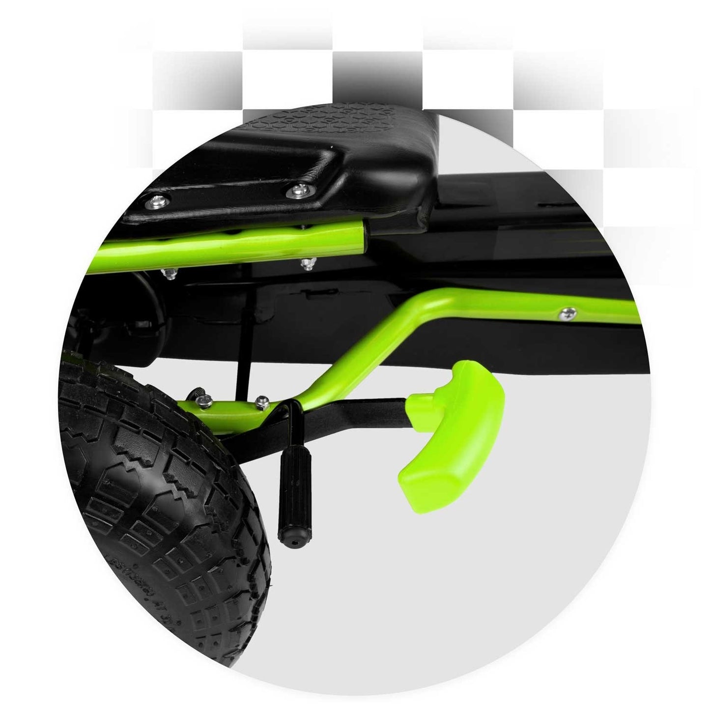 Pedal go-kart for children RK-594 green