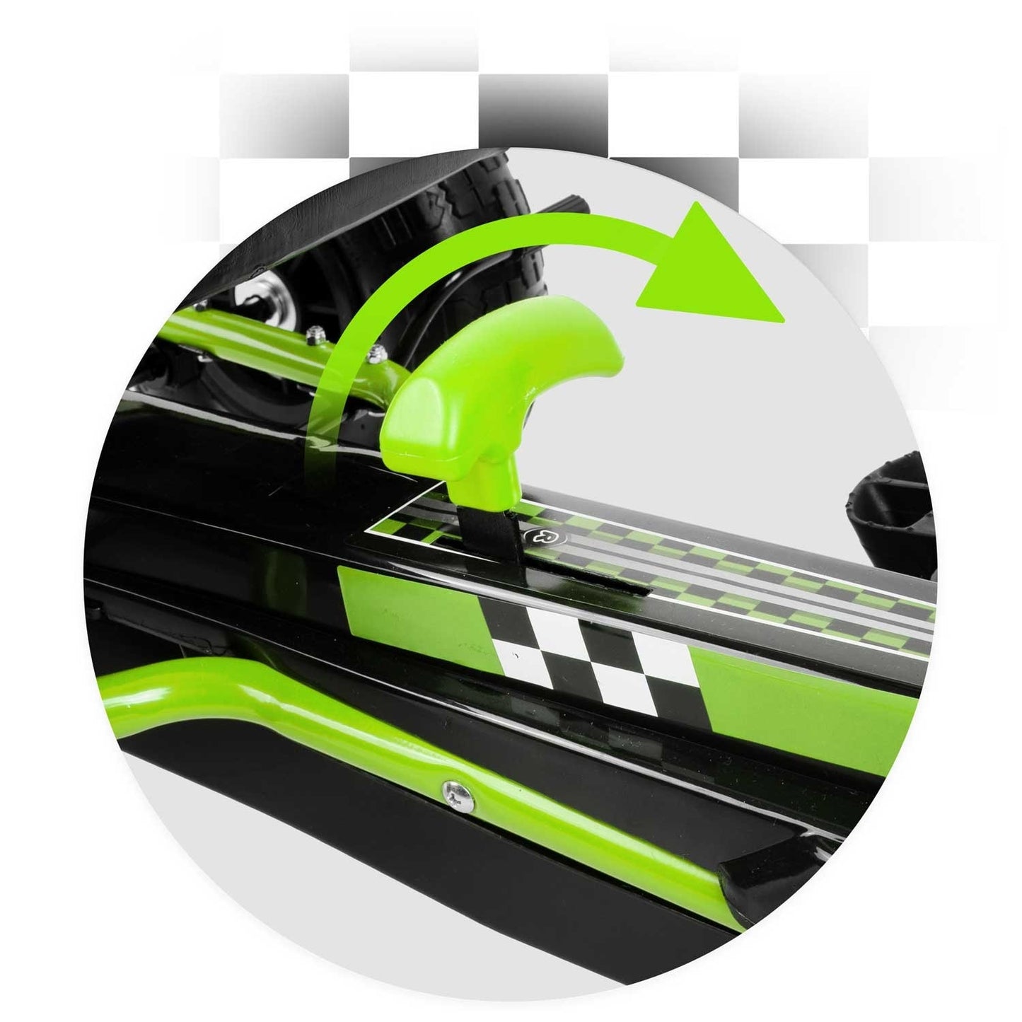 Pedal go-kart for children RK-594 green