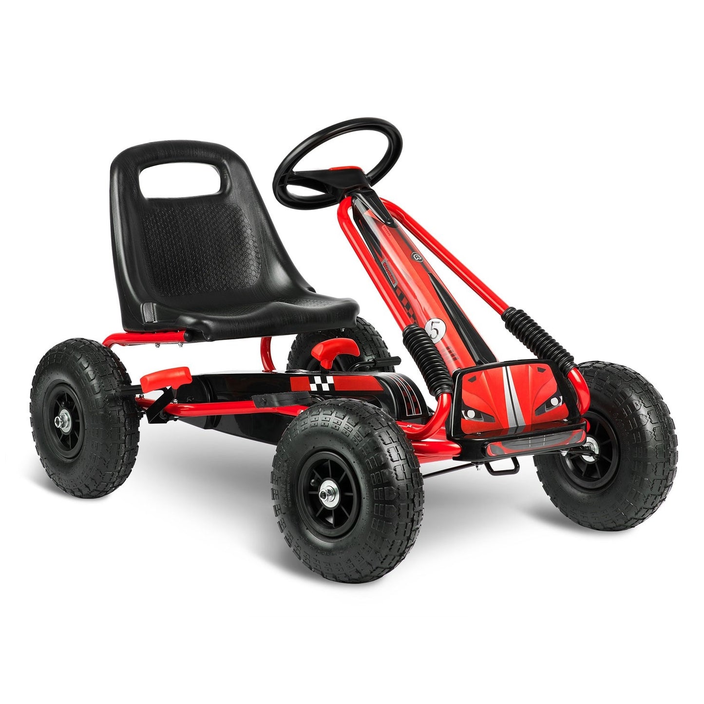 Pedal go-kart for children RK-594 red