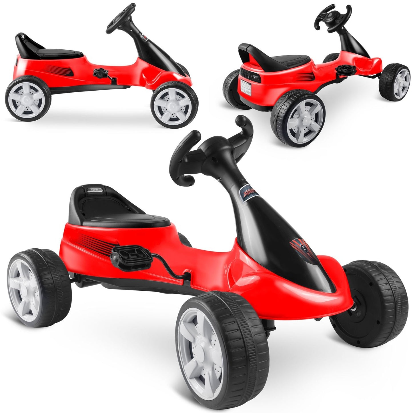 Pedal go-kart for children RK-595 red