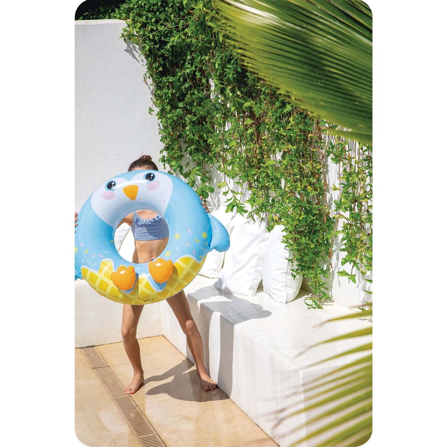 Penguin swimming ring 81 cm INTEX 59266