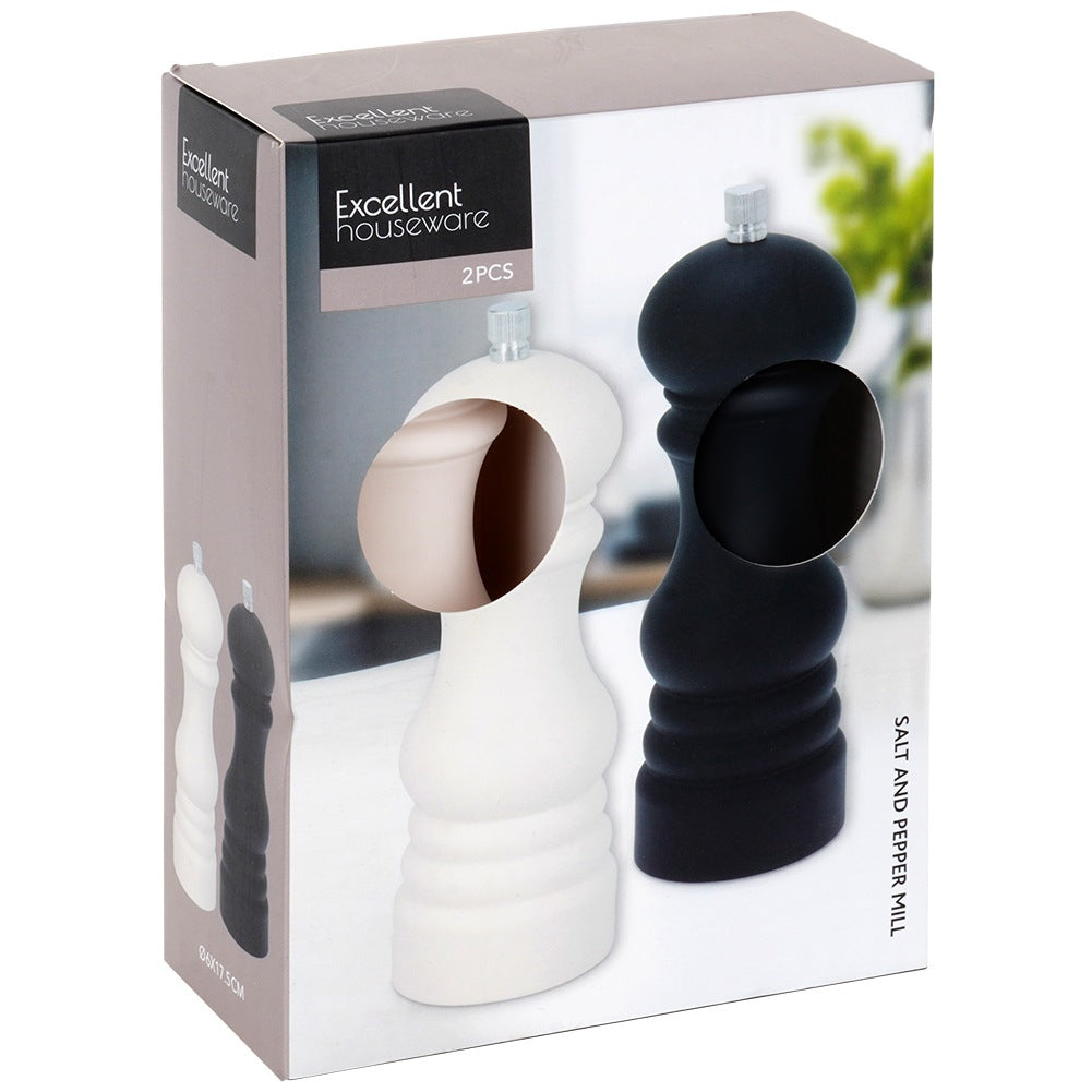 Pepper and salt mill 17.5 cm 2 pcs.