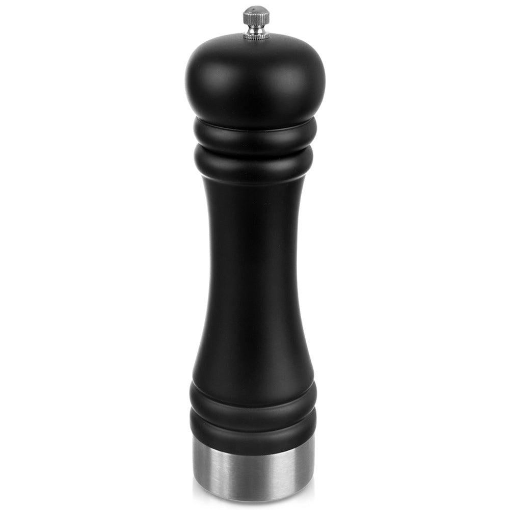 Pepper and salt mill wooden black 21.5 cm