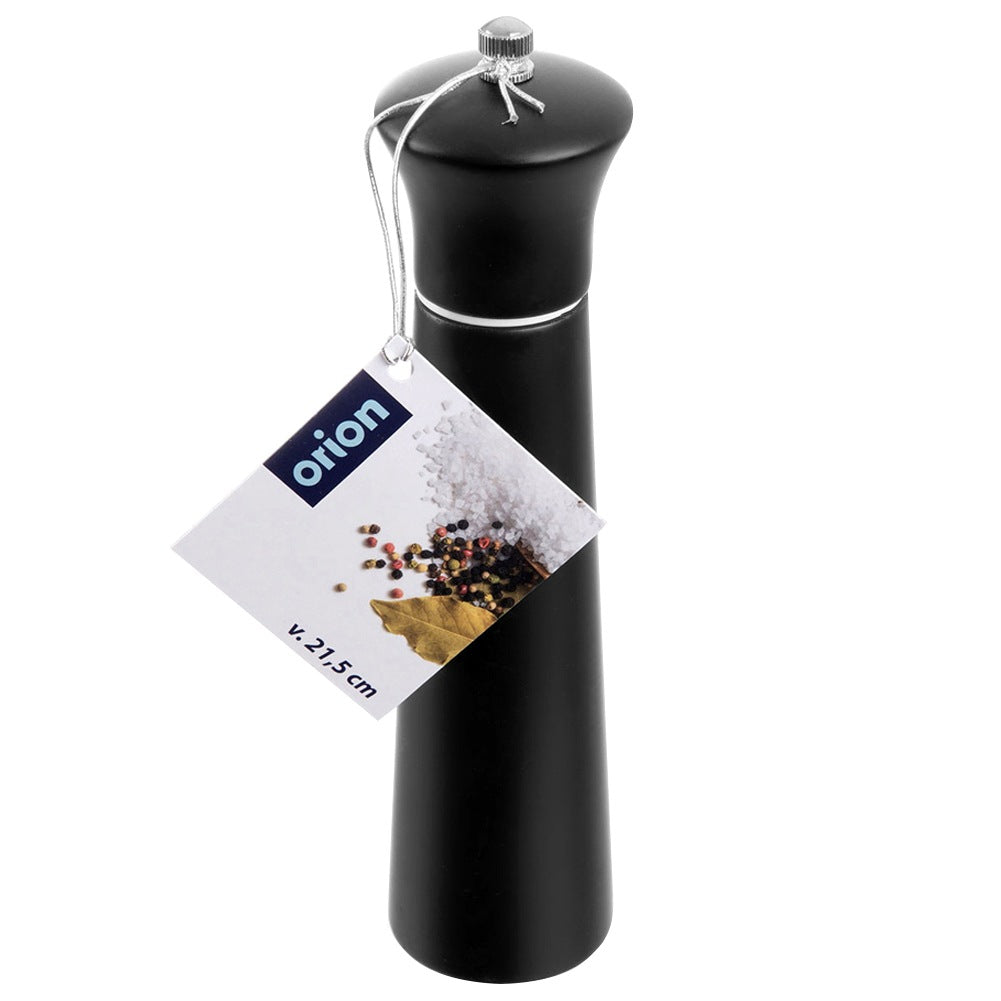 Pepper and salt mill wooden black 21.5 cm