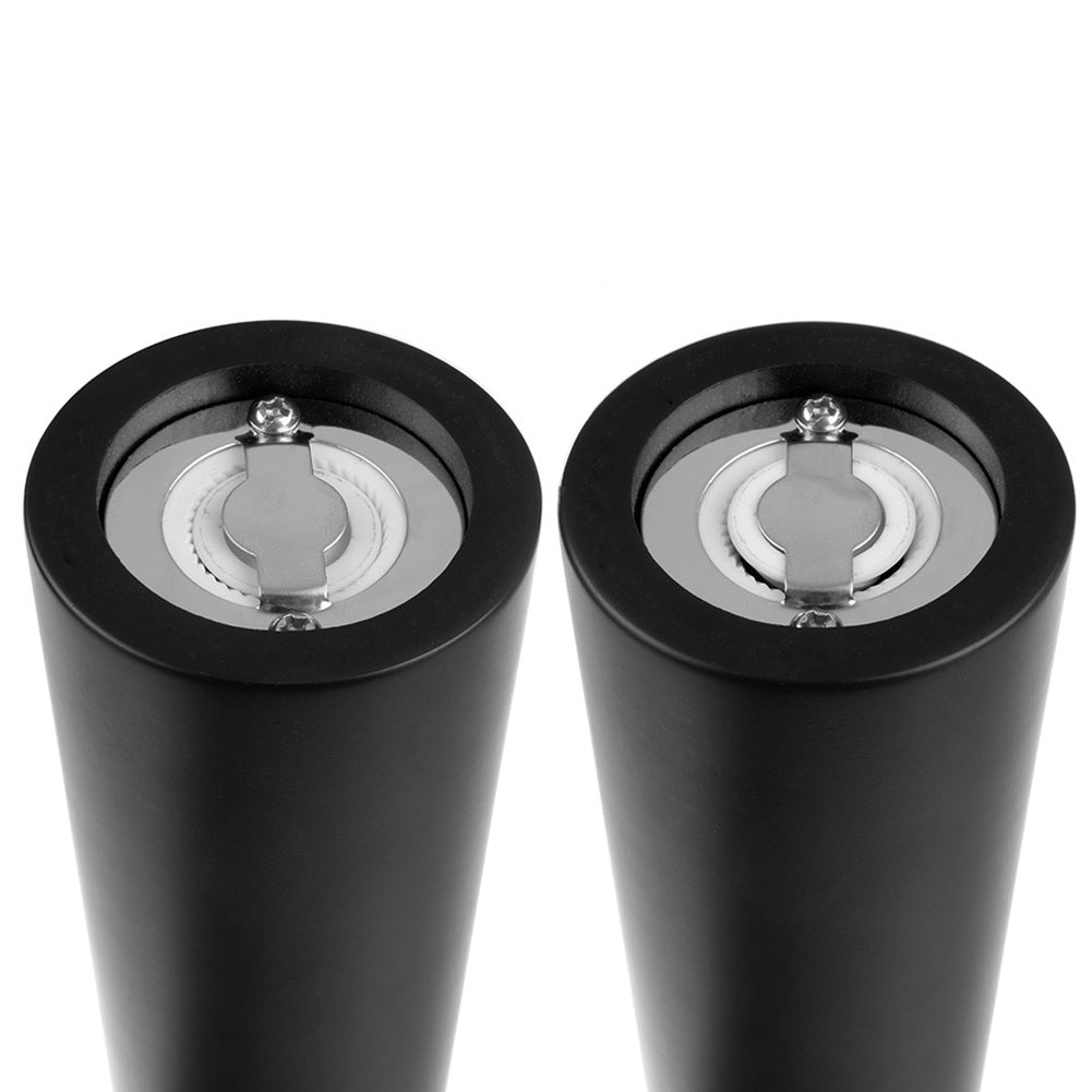 Pepper and salt mill wooden black 21.5 cm