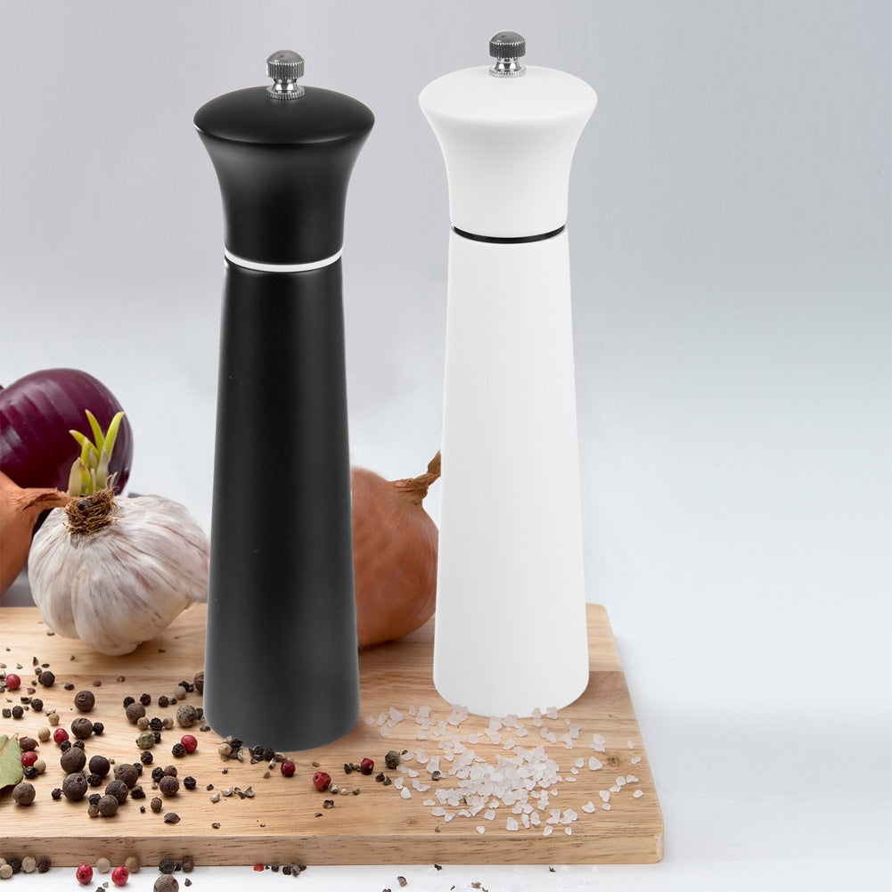 Pepper and salt mill wooden white 21.5 cm