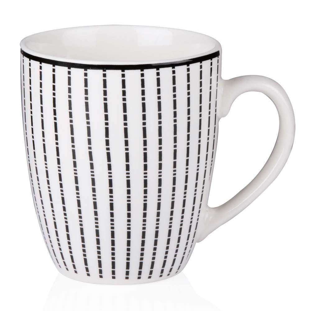 Perfect 16-piece ceramic set for 4 people, dishwasher and microwave safe