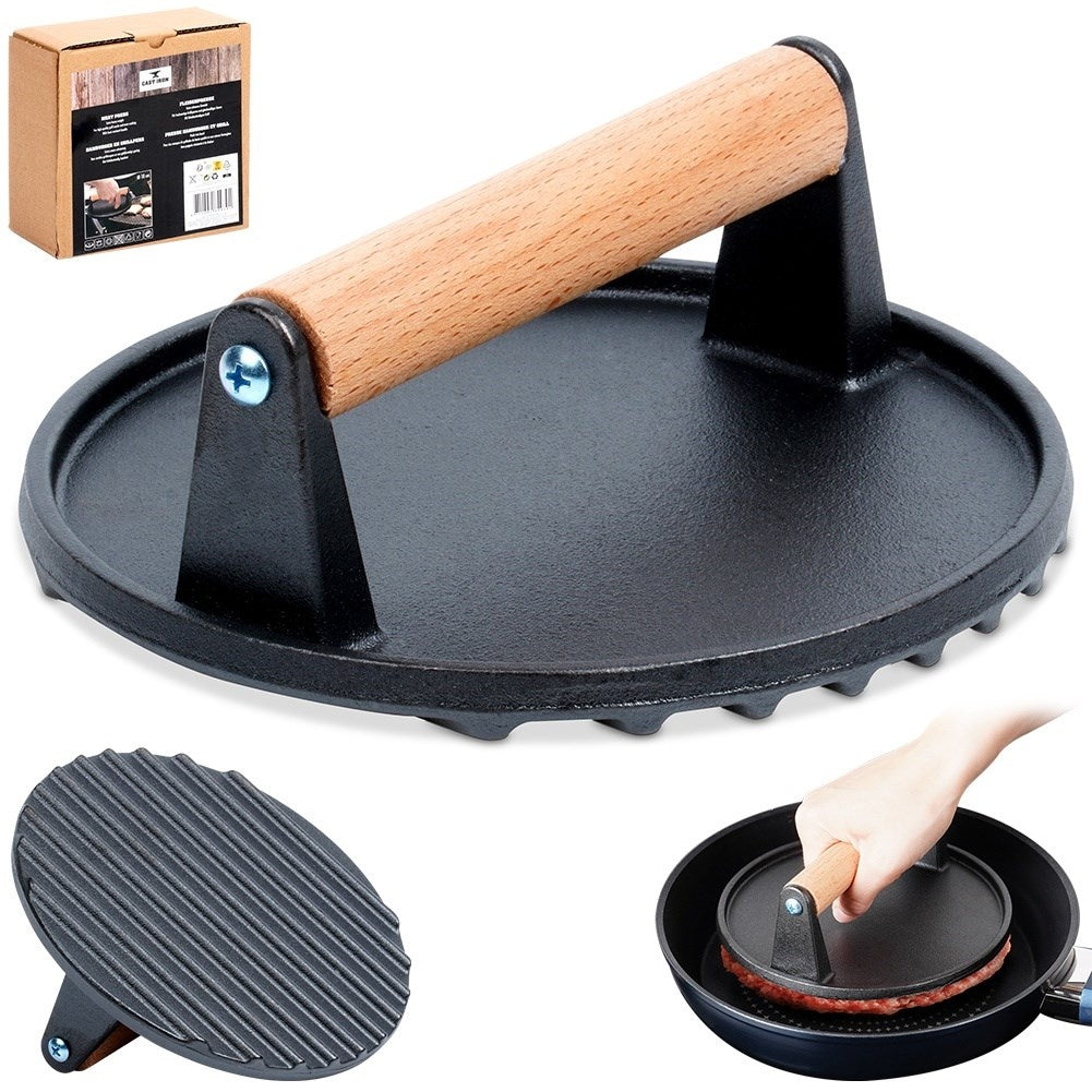 Perfect Hamburger Press for Smash-Burgers - Shape, Size, Weight