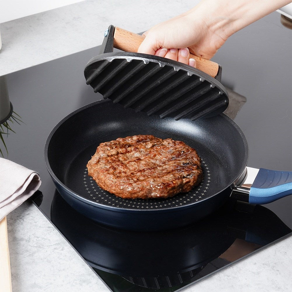Perfect Hamburger Press for Smash-Burgers - Shape, Size, Weight