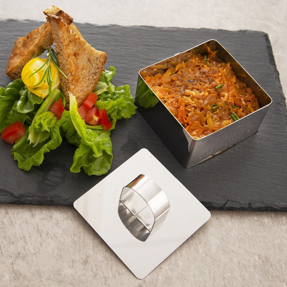 Perfect Square Shape: Cut & Decorate in Stainless Steel