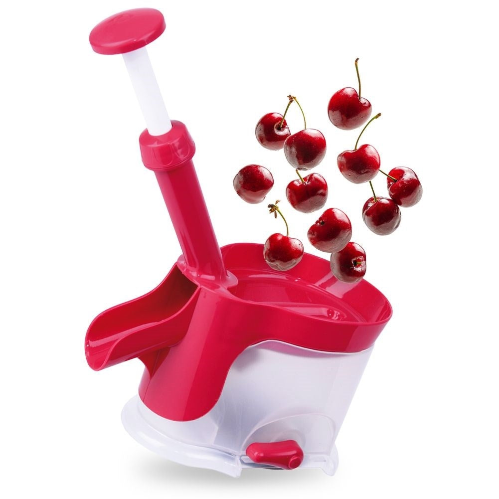 Perfect cherry picker with suction cup for easy core removal