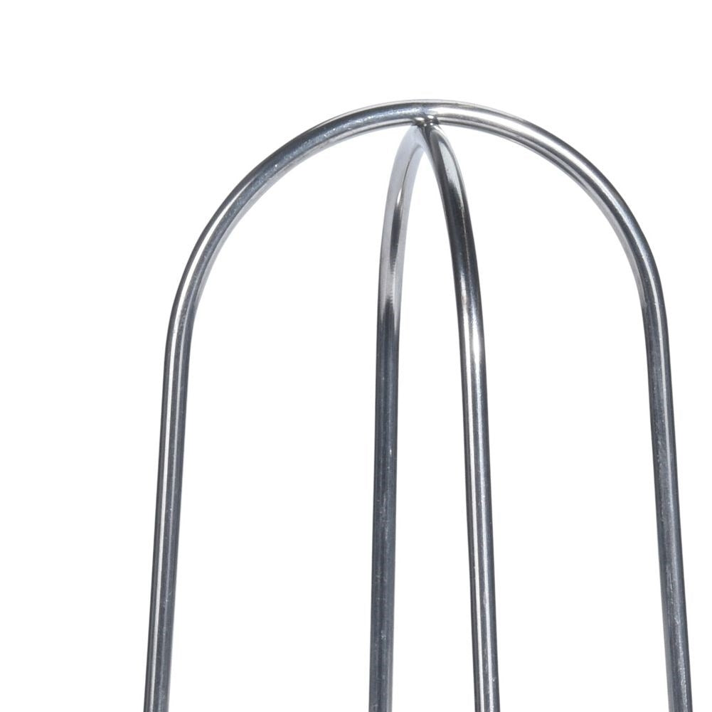 Perfect chicken rack in stainless steel for low-fat cooking