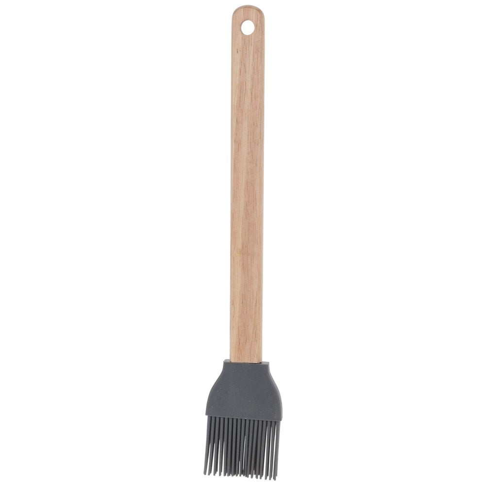 Perfect kitchen brush in silicone and wood for meat and pastries