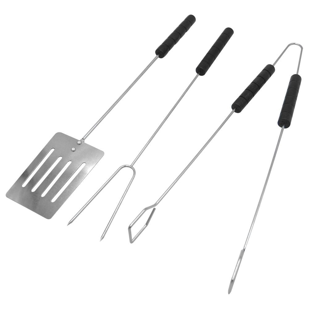 Perfect set: 3 indispensable grill tools in stainless steel