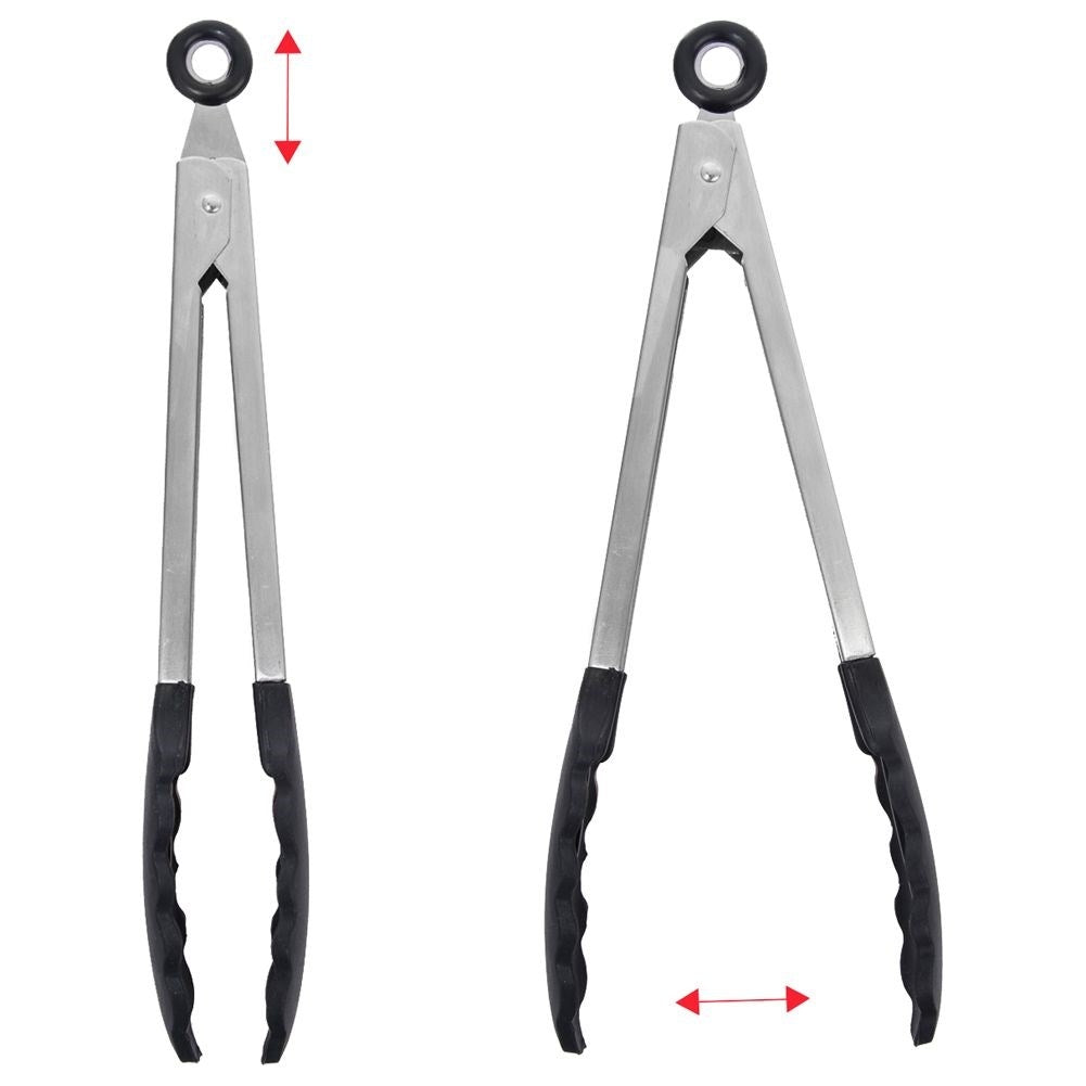 Perfect tongs for frying, baking and grilling