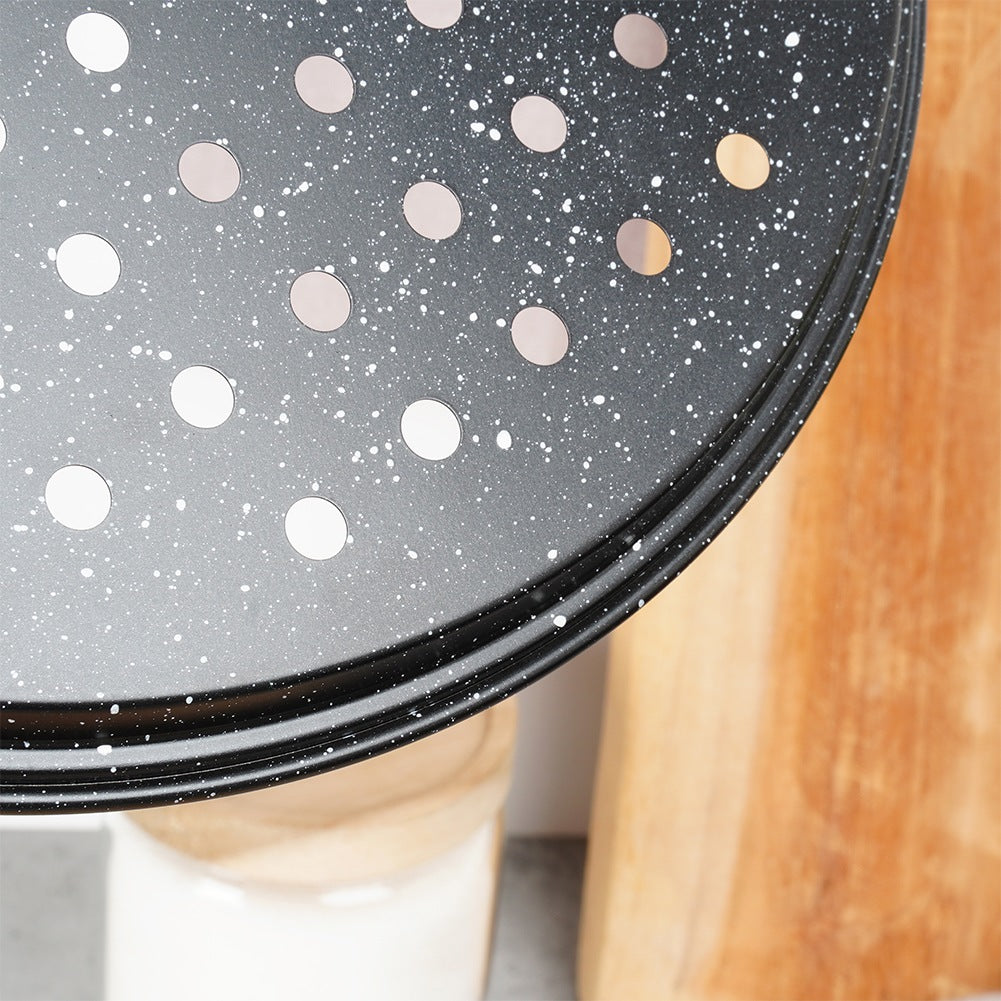 Perforated granite pizza pan 28 cm