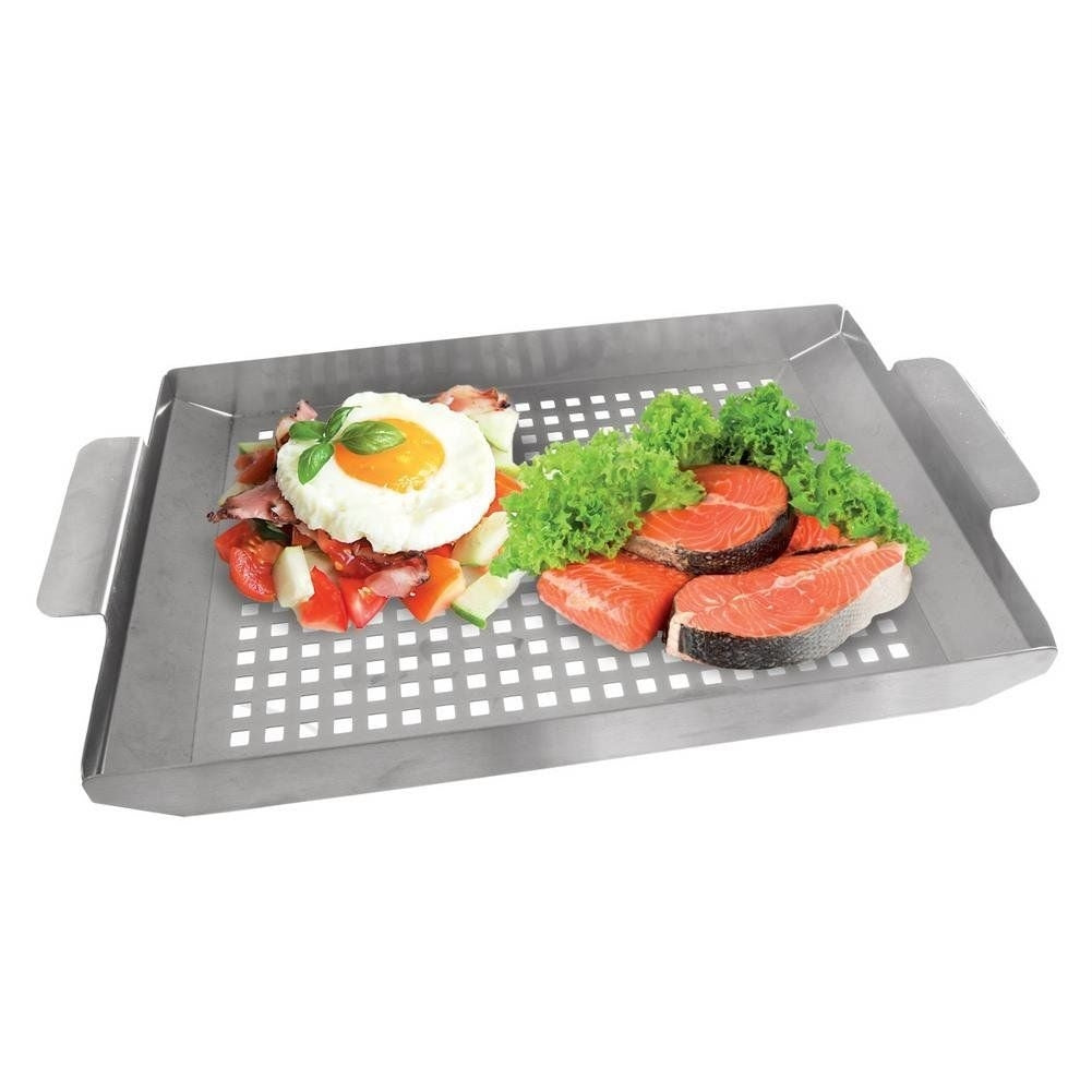 Perforated grill plate in stainless steel - environmentally friendly & economical