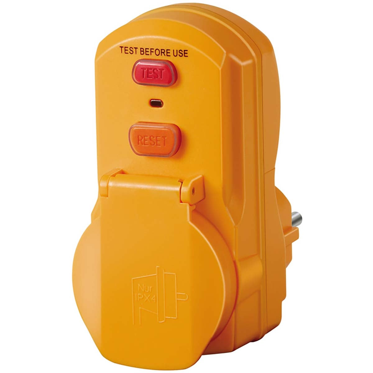 Personal protection adapter BDI-A 2 30 IP54 / personal protection contact for outside (two-pole disconnection, 30mA)