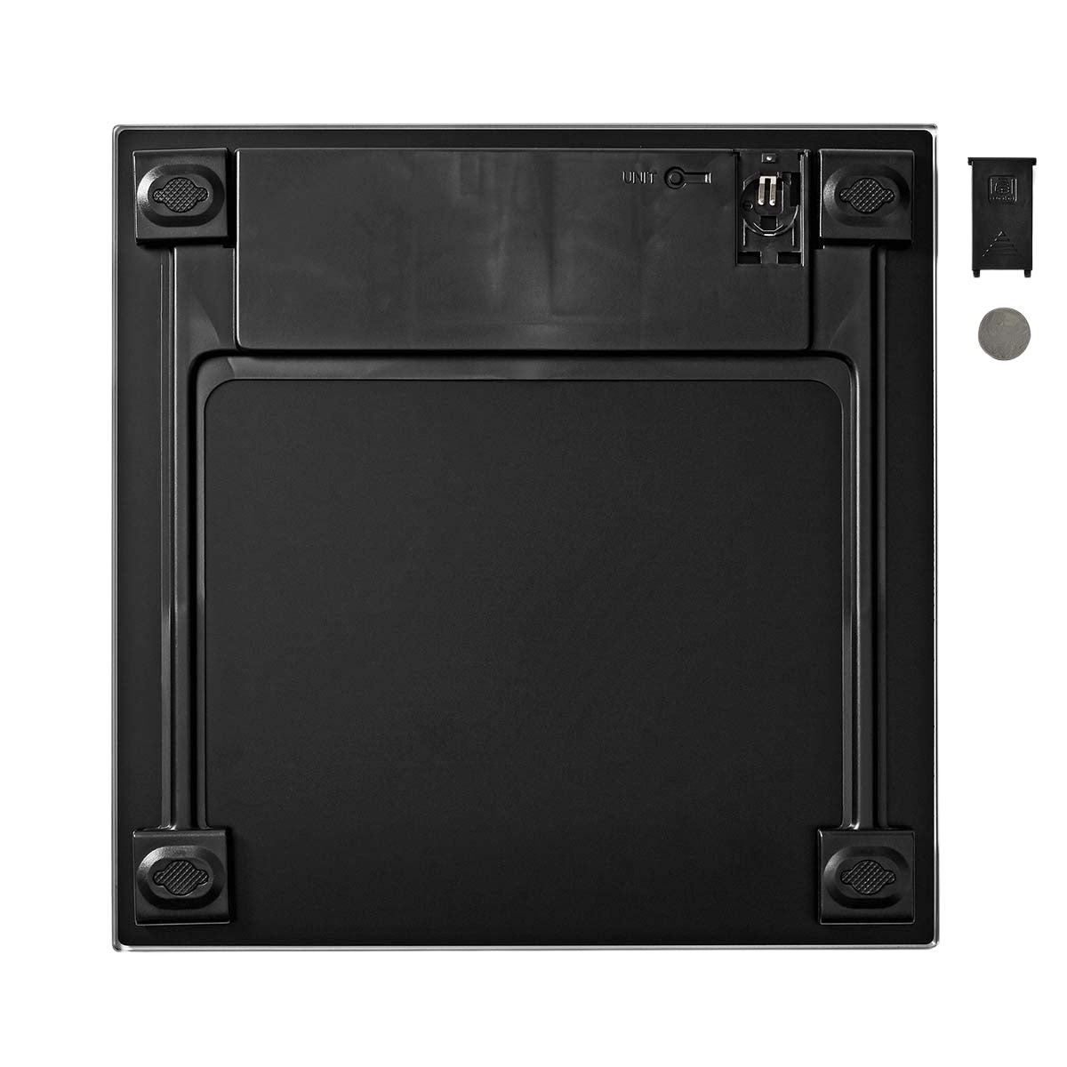 Personal scale | Digital | Black | Tempered Glass | Maximum weighing capacity: 150 kg