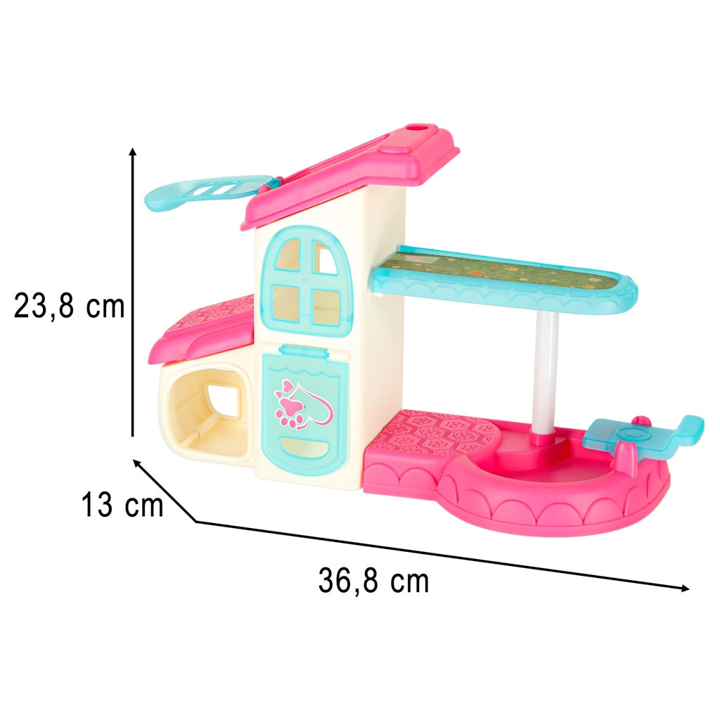 Pet Hotel Spa House for Dogs & Cats, 26-Piece Set