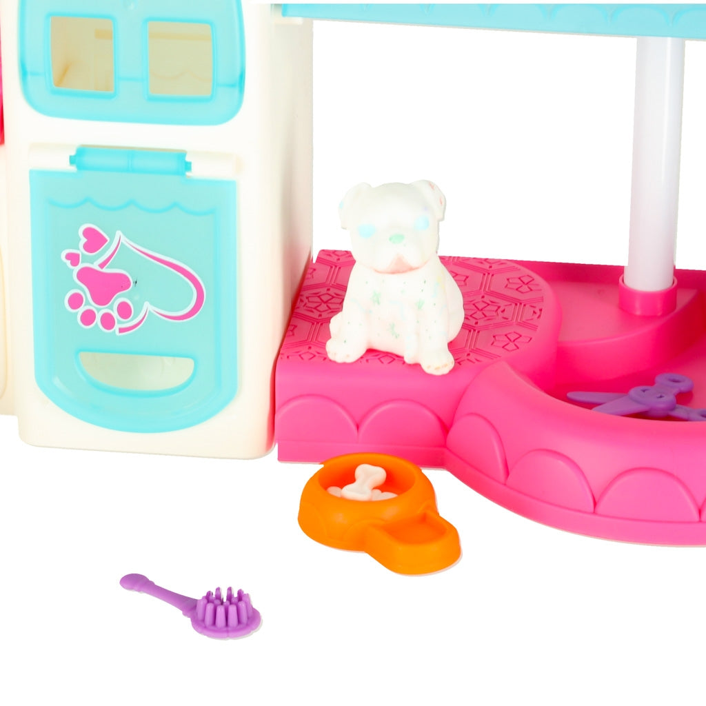 Pet Hotel Spa House for Dogs & Cats, 26-Piece Set