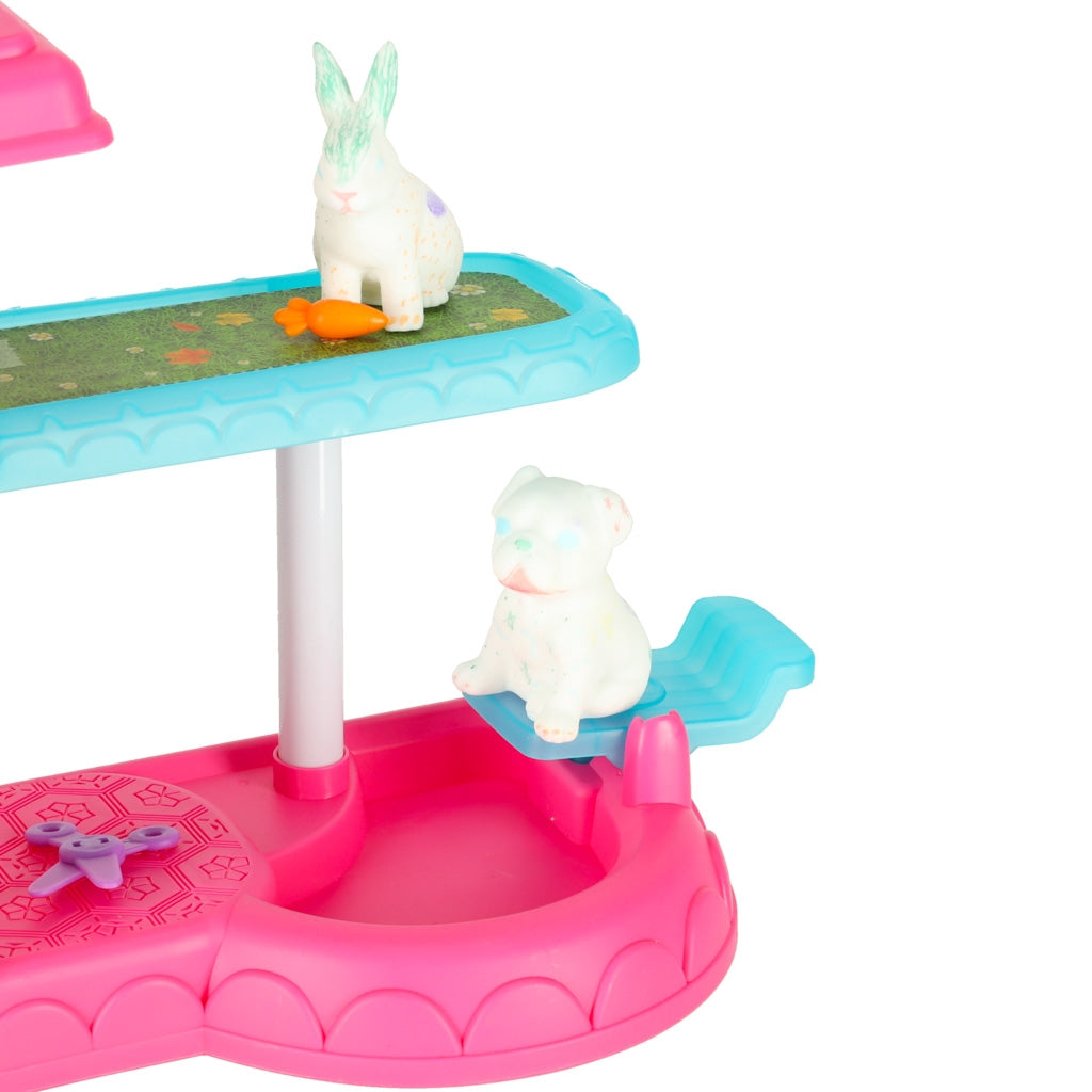Pet Hotel Spa House for Dogs & Cats, 26-Piece Set