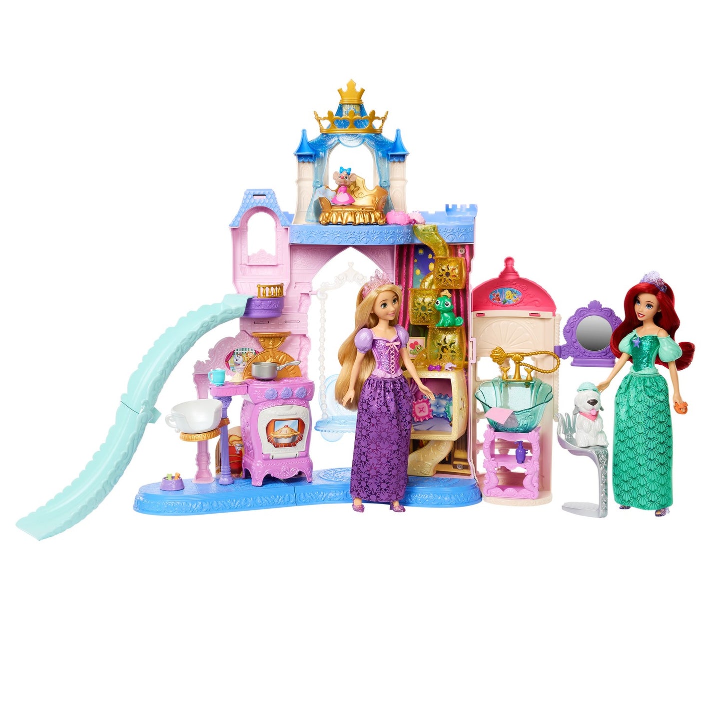 Disney Princess Pet Castle with 3 Animal Friends & 20 Accessories