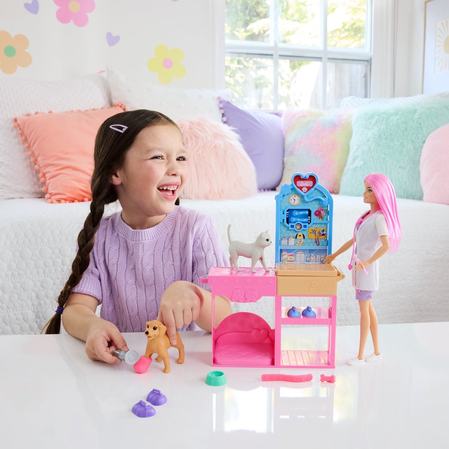 Pet Vet Playset with Vet Doll, Animals & Accessories