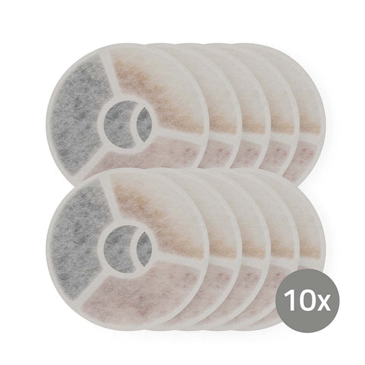 Pet Water Fountain Replacement Filters, 10-Pack