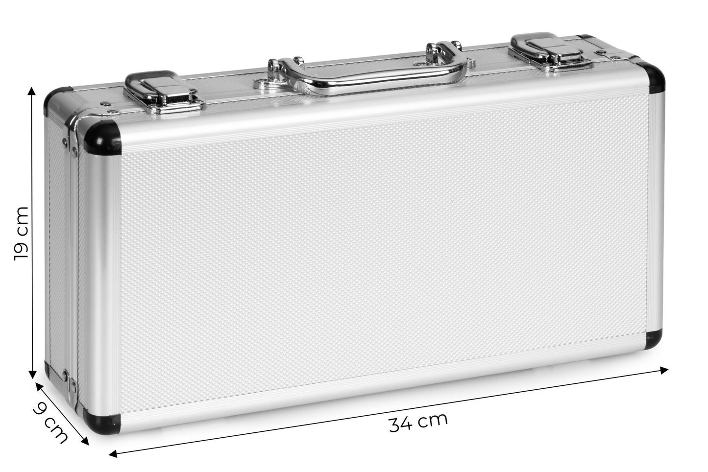 Petanque Boules Set, 8 Chrome Steel Balls + Case