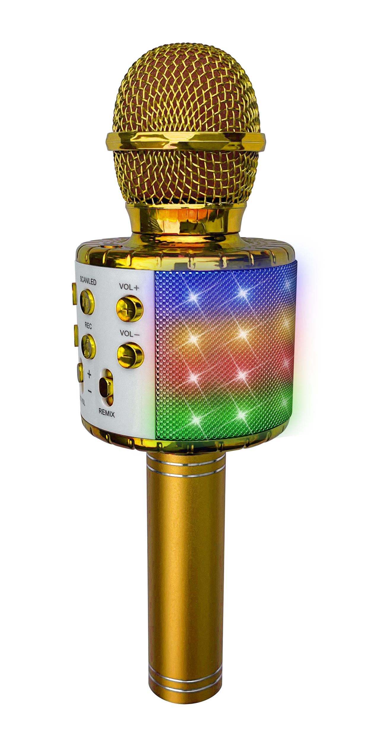 Pfl Karaoke Mic Party Speaker Gold