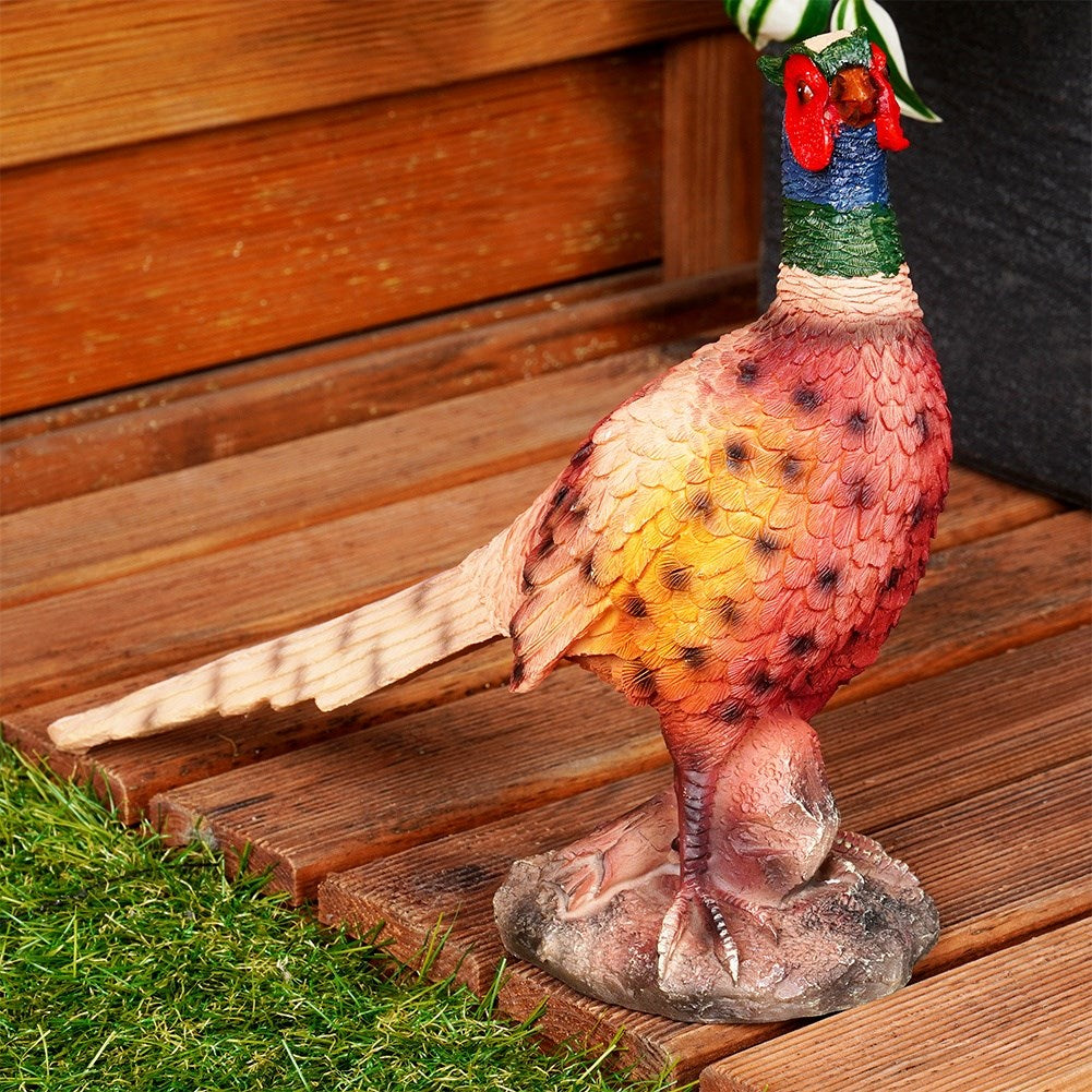 Pheasant garden figurine 32.5x9.5x23 cm