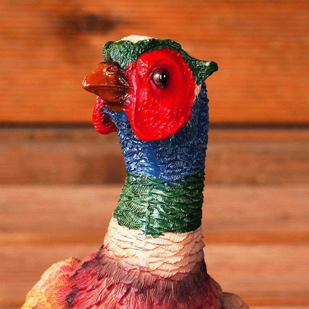 Pheasant garden figurine 32.5x9.5x23 cm