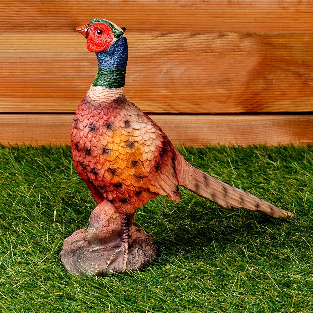 Pheasant garden figurine 32.5x9.5x23 cm