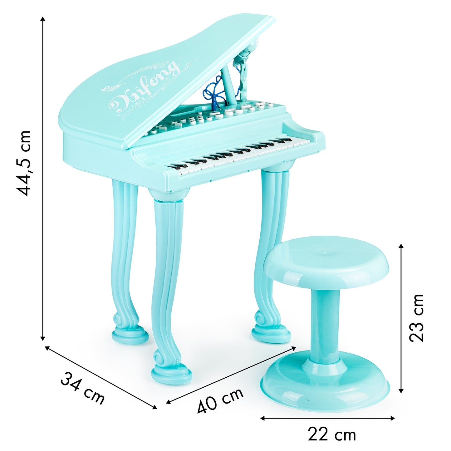 Piano organ keyboard piano with microphone mp3