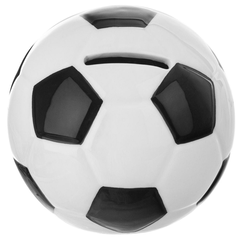 Piggy bank in the shape of a football