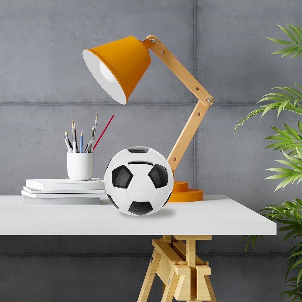 Piggy bank in the shape of a football