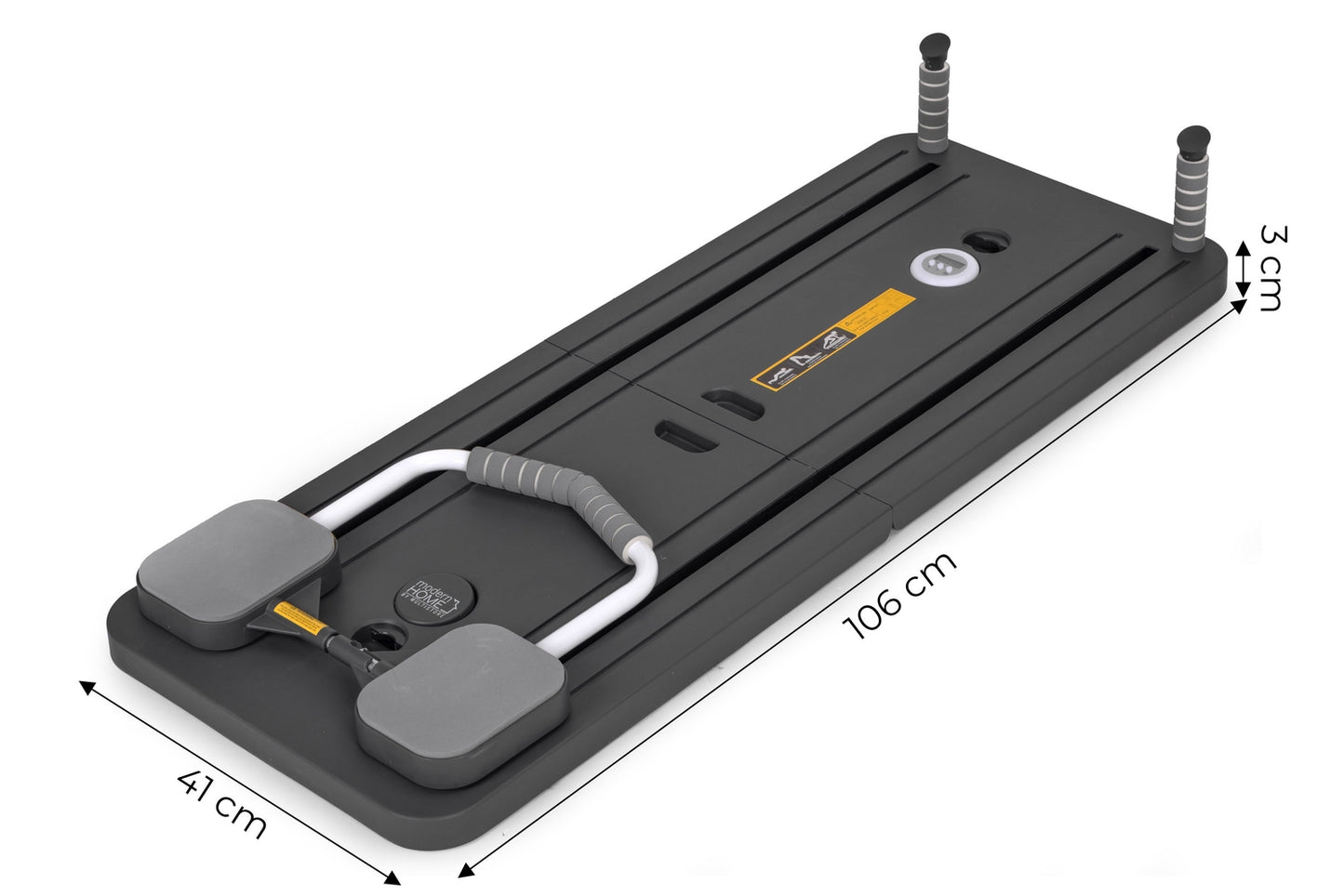 Pilates Reformer Board with LCD, Foldable & Expanders