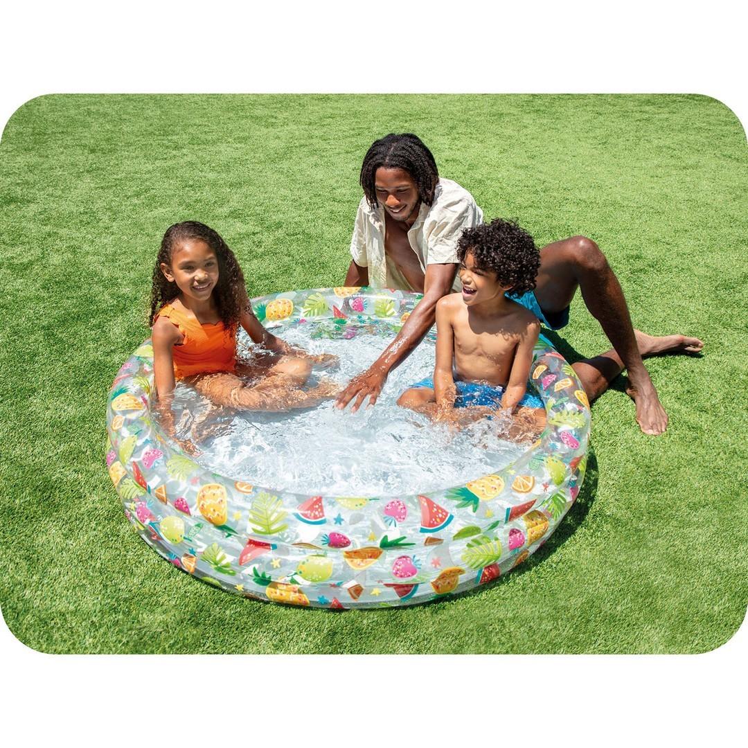 Pineapple inflatable pool 132 x 28 cm INTEX 59431
