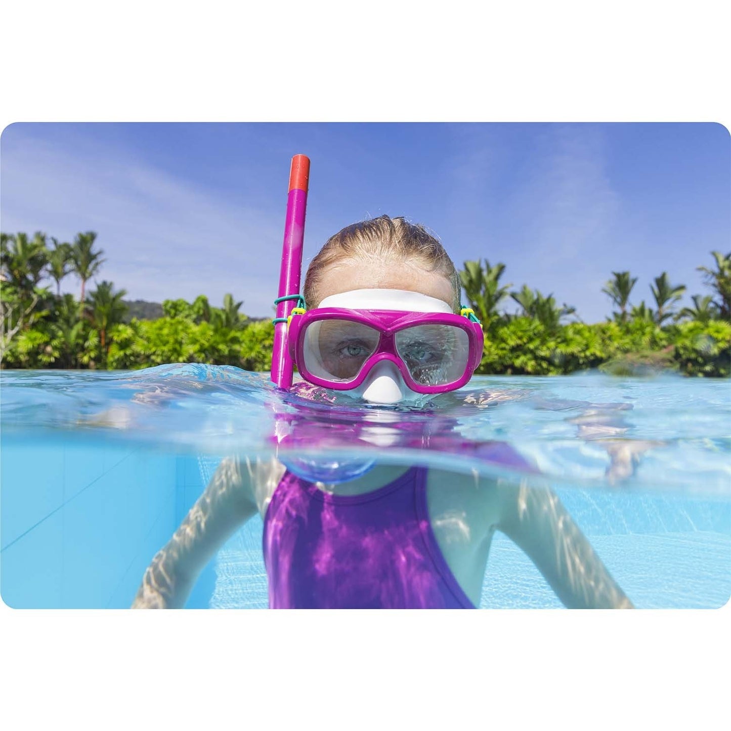 Pink Bestway 24035 diving set