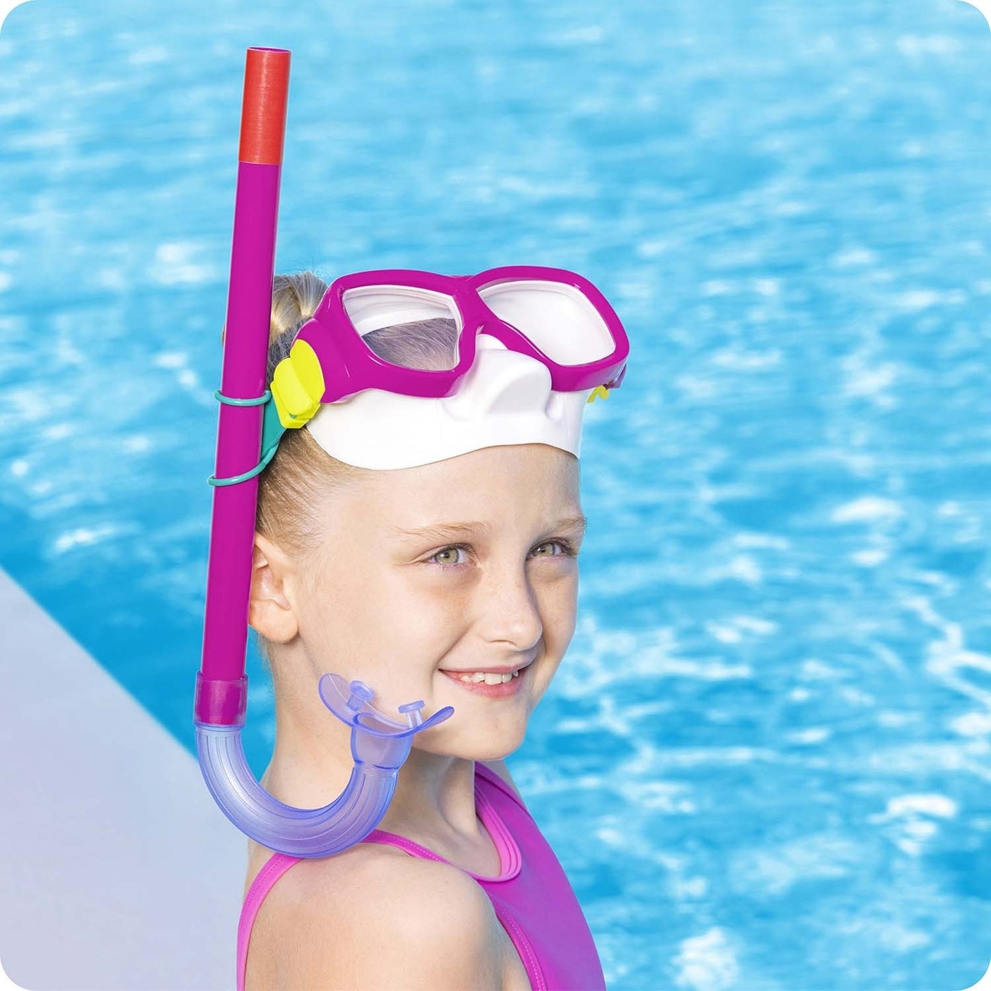 Pink Bestway 24035 diving set