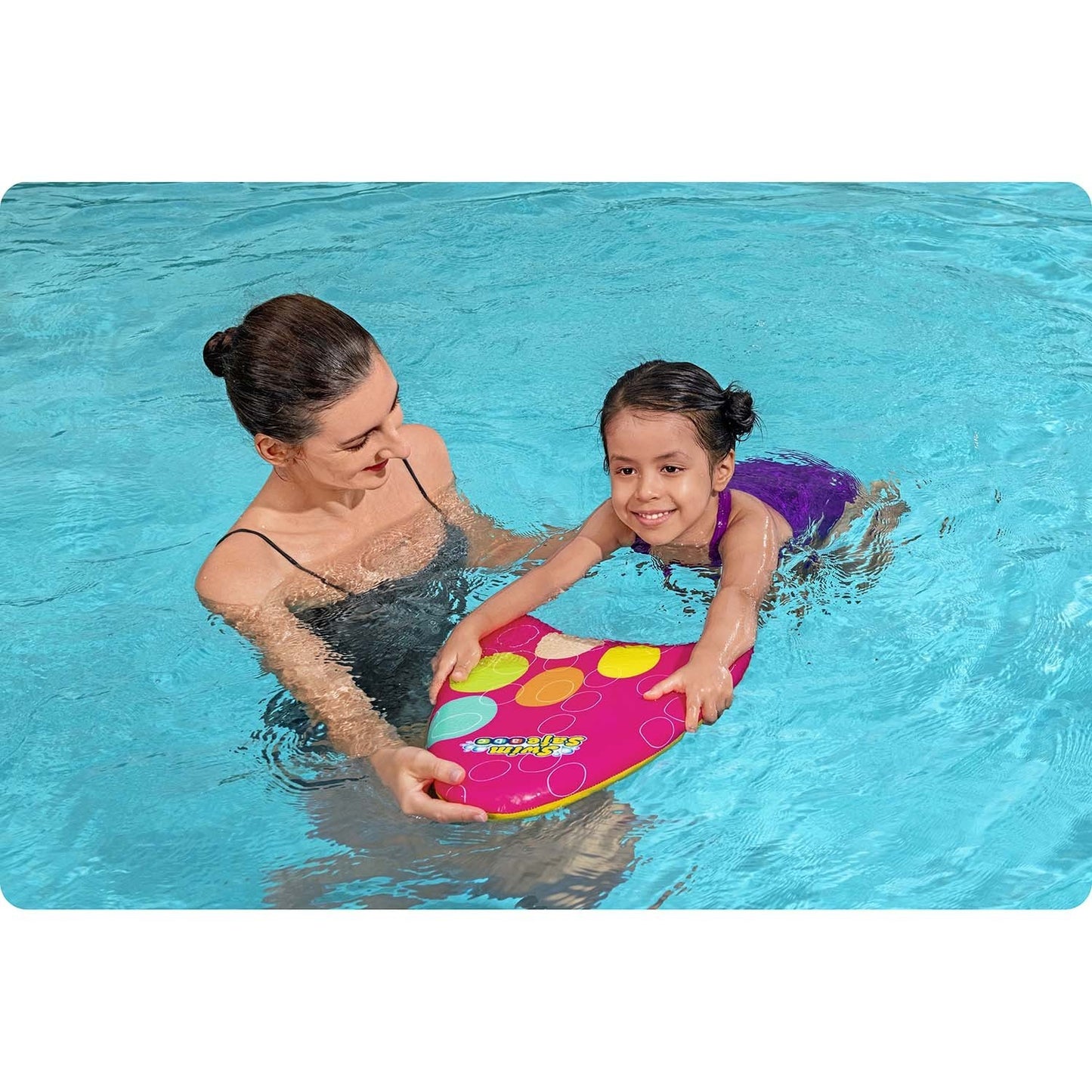 Pink Bestway 32155 swimming learning board