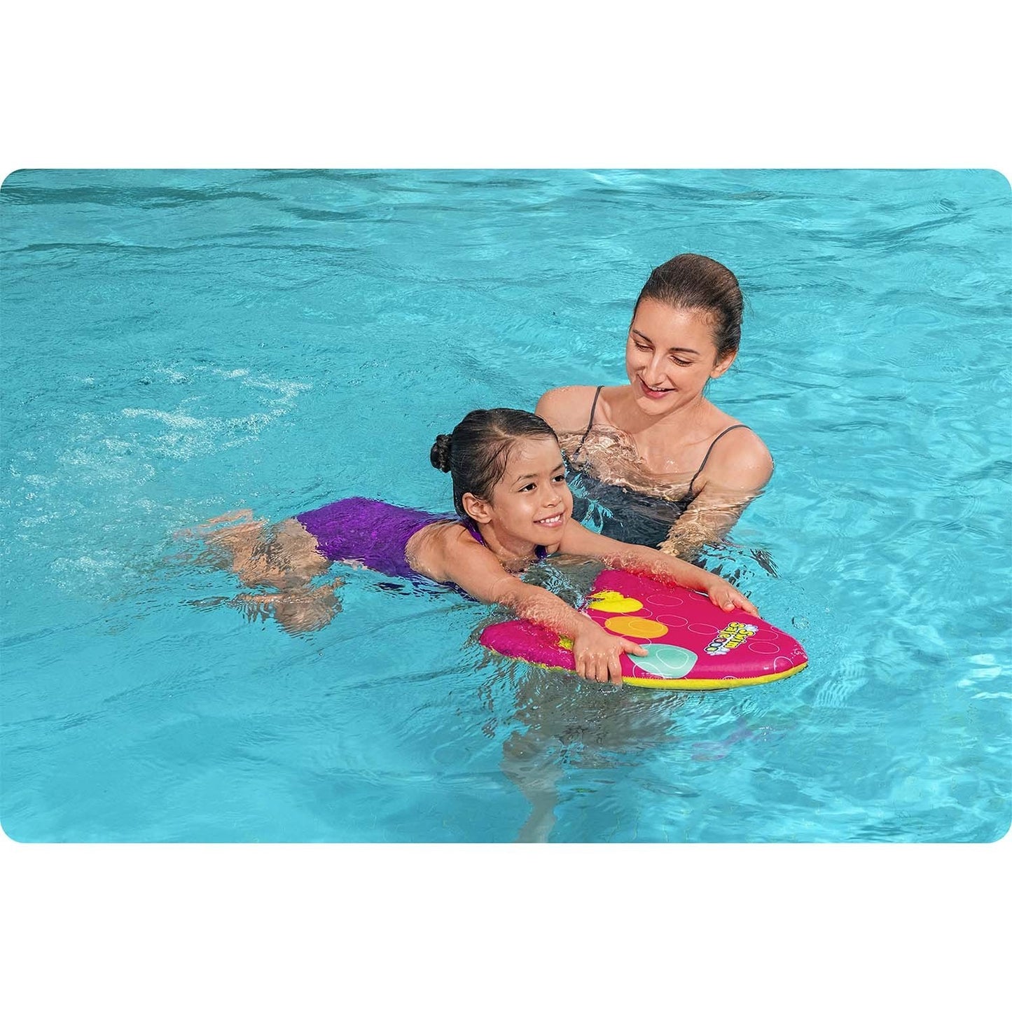 Pink Bestway 32155 swimming learning board