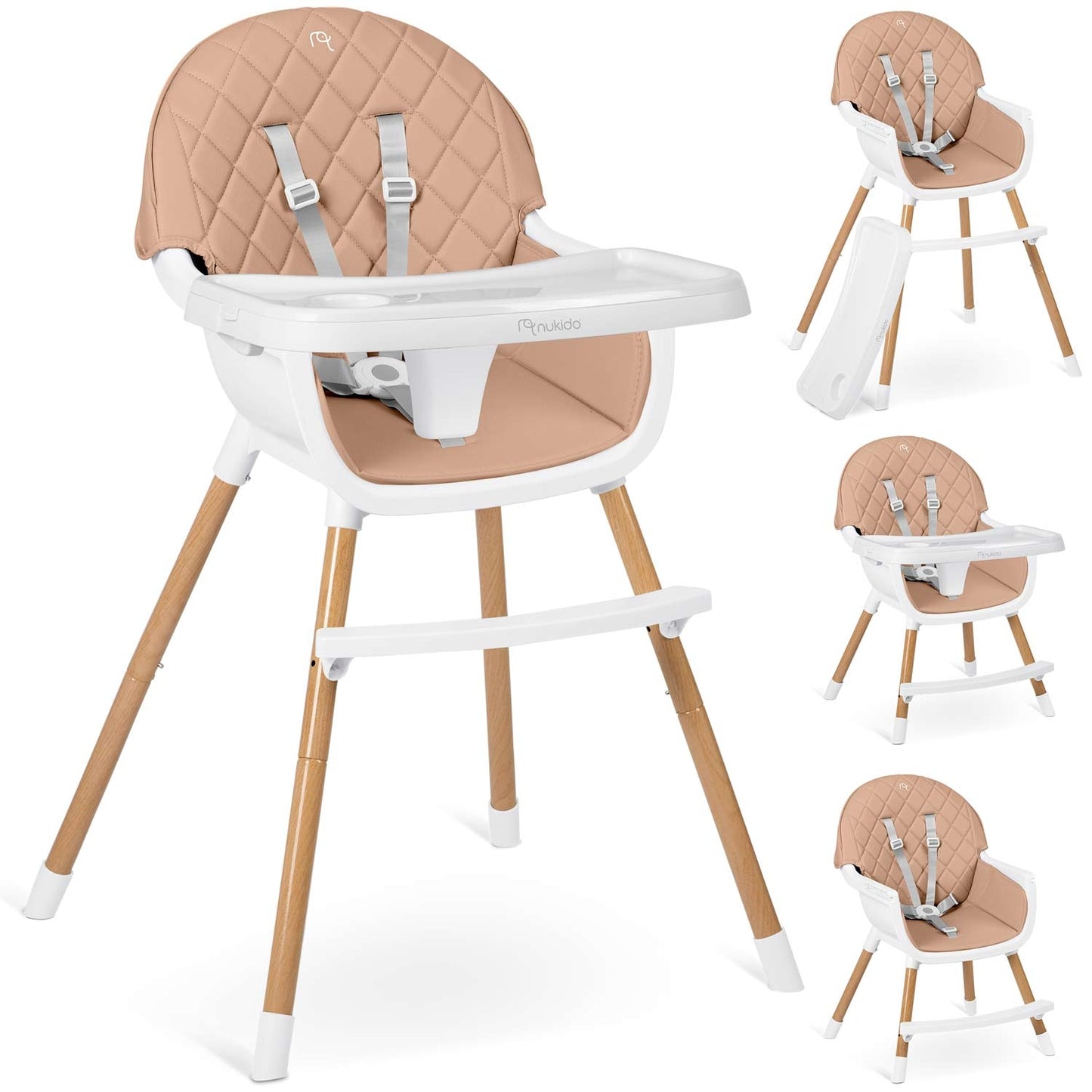 Pink Dining Chair for Children - Nukido Lilo